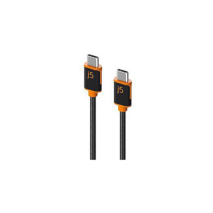 j5 create ( ジェーファイブクリエイト ) / JUCX24 USB-C to C 充電/通信ケーブル PD 60W対応 1.8m