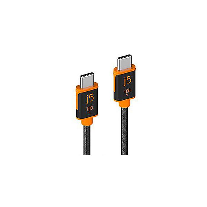 j5 create ( ジェーファイブクリエイト ) / JUCX25L30 USB-C to C 充電/通信ケーブル PD 100W対応 3m