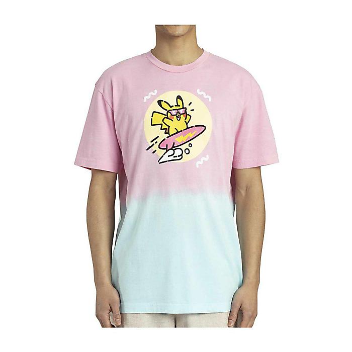 Pokemon Center(ポケモンセンター) / ピカチュウ ピンク&ブルー リラックスフィット クルーネックTシャツ (大人用/Lサイズ) by Pokemon Lazy Summer