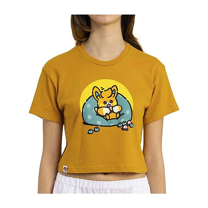 Pokemon Center(ポケモンセンター) / パモ オレンジ リラックスフィット クルーネック クロップドTシャツ (レディース/XSサイズ) by Pokemon Lazy Summer
