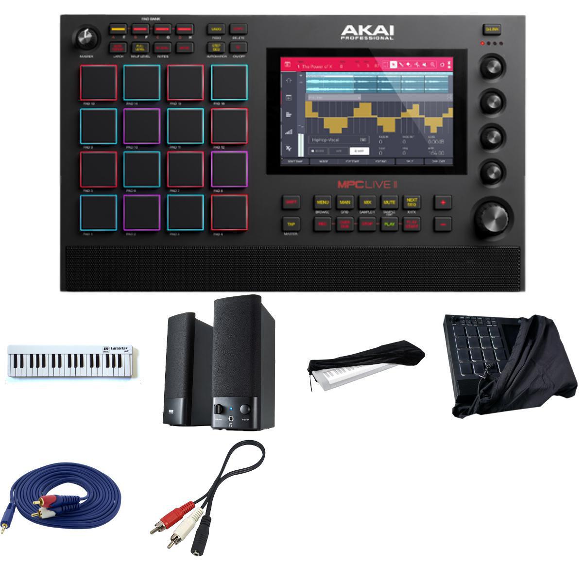 ■ご予約受付■ 【マルチメディアスピーカー&キーボード初心者完璧セット】AkaI (アカイ)/ MPC LIVE 2_GKmini37_MM-SPL2N3Op7_set 6大特典セット