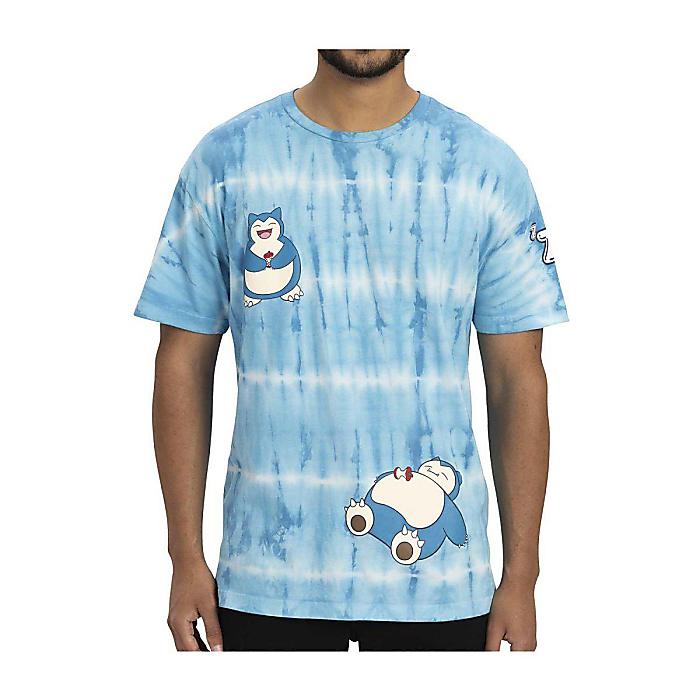 Pokemon Center(ポケモンセンター) / カビゴン ブルー タイダイ リラックスフィット クルーネック Tシャツ (Sサイズ/大人用)