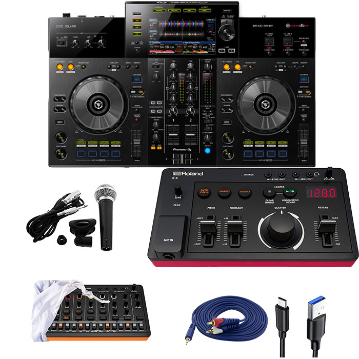 【ボイチェン付きiphone対応配信セット】Pioneer DJ(パイオニア) / XDJ-RR_AIRA Compact E-4_USB 3.2_C-AcableOp7_set 6大特典セット