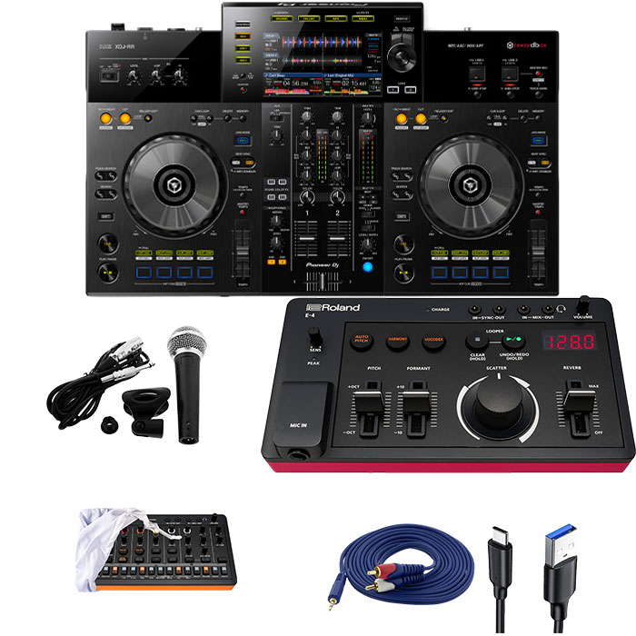 【ボイチェン付きiphone対応配信セット】Pioneer DJ(パイオニア) / XDJ-RR_AIRA Compact E-4_USB 3.2_C-AcableOp7_set 5大特典セット