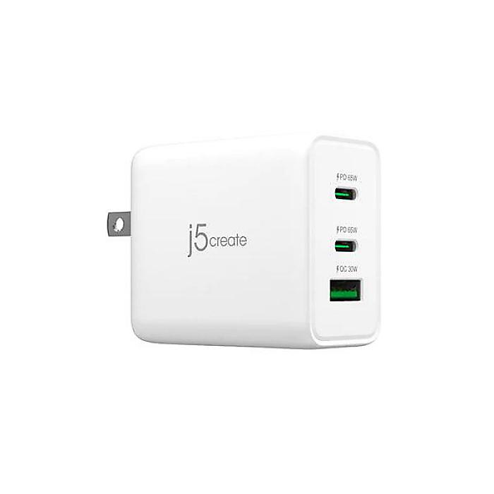 j5 create ( ジェーファイブクリエイト ) / JUP3365 65W GaN 3ポート USB PD急速充電器