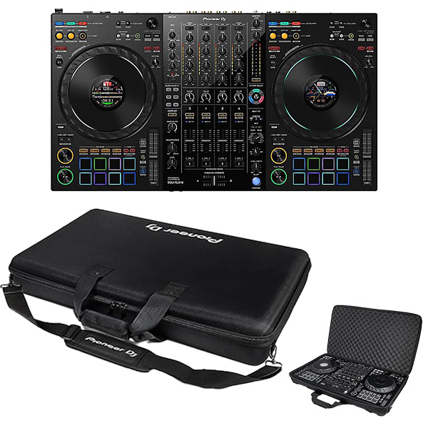 【耐久抜群ケース付き】Pioneer DJ(パイオニア) / DDJ-FLX10 【Serato DJ Pro無償対応】 4チャンネルDJコントローラー 8大特典セット