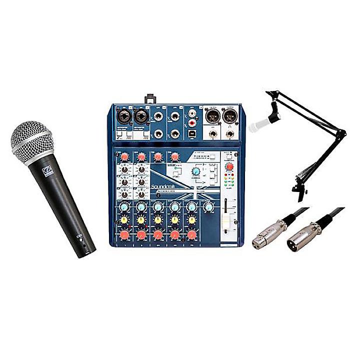 Soundcraft ( サウンドクラフト ) / Notepad-8FX ダイナミックマイク デスクアームスタンドセット