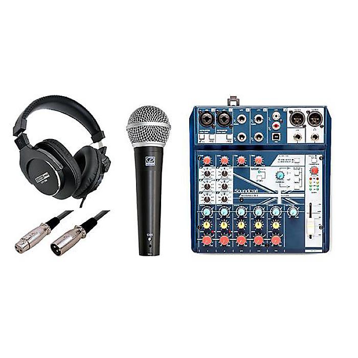 Soundcraft ( サウンドクラフト ) / Notepad-8FX ダイナミックマイク モニターヘッドホンセット