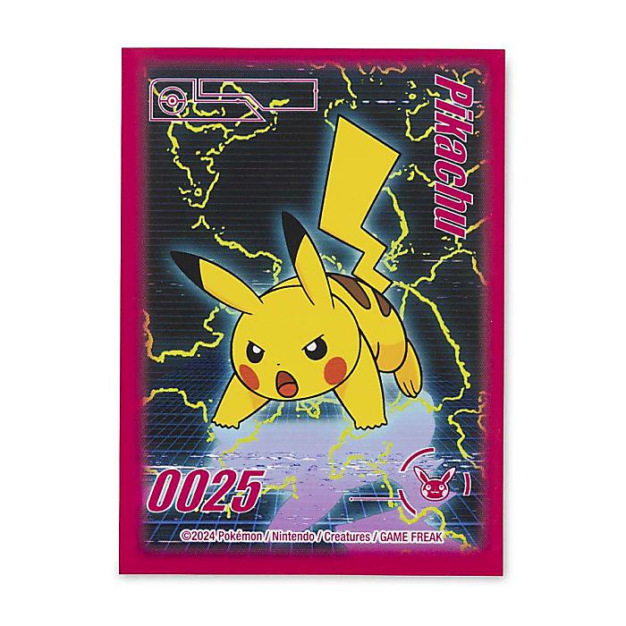 Pokemon Center(ポケモンセンター) / ポケモンTCG ピカチュウ ネオンチャージ カードスリーブ (65枚)