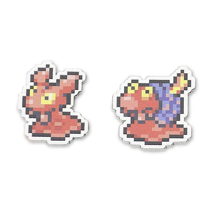 Pokemon Center(ポケモンセンター) / マグマッグ&マグカルゴ ポケモンピクセルピンバッジ 2個セット