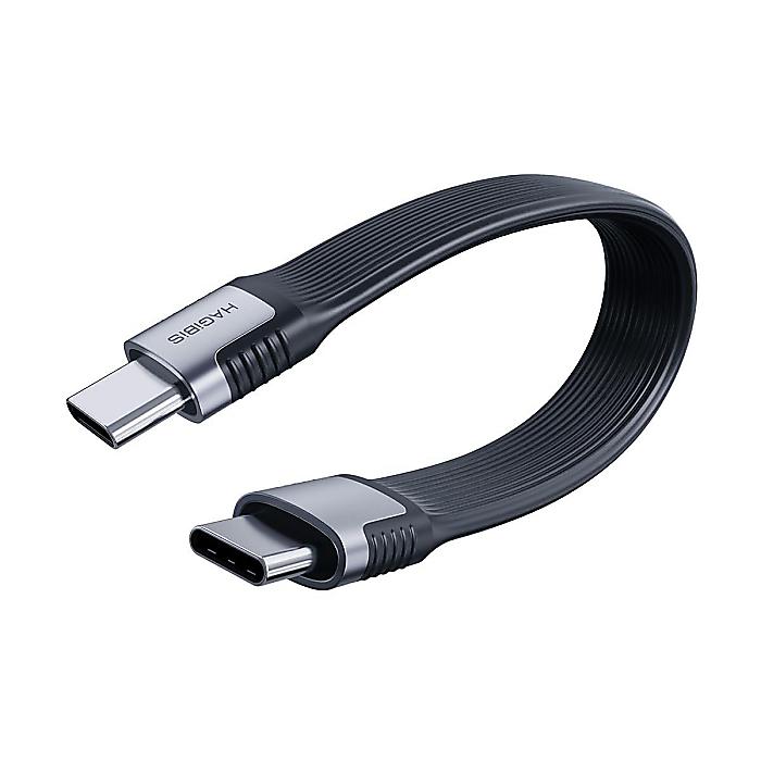 Hagibis / USB4ケーブル iPhone 15 Pro Max、iPad、Thunderbolt 4/3、ハブ、外付け SSD、EGPU (UCD4)、USB-Cケーブル 8K 60Hz ビデオ ディスプレイ、40Gbpsデータ転送 240W充電