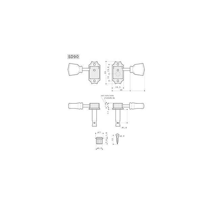 GOTOH ( ゴトー ) / SD90-MGT-05M-L3R3(Ex Long x6)-Nickel