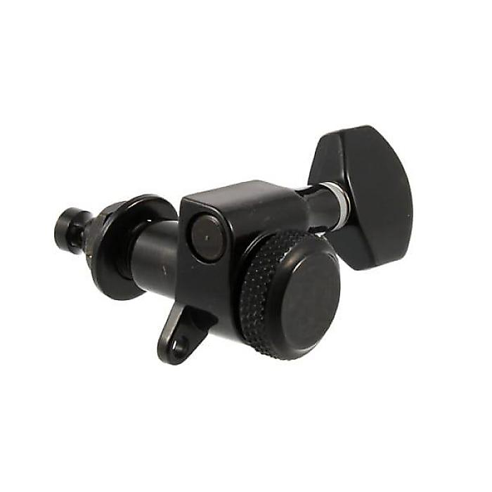 ALLPARTS ( オールパーツ ) / TK-7576-003 3x3 Black Locking Tuners (Qty 6)