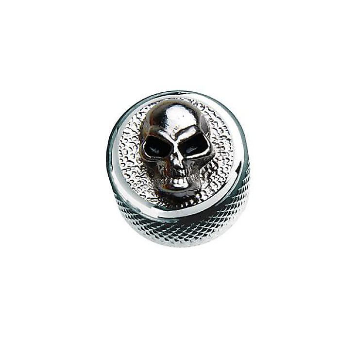 QPARTS ( キューパーツ ) / Angry Skull on Dome Knob Chrome