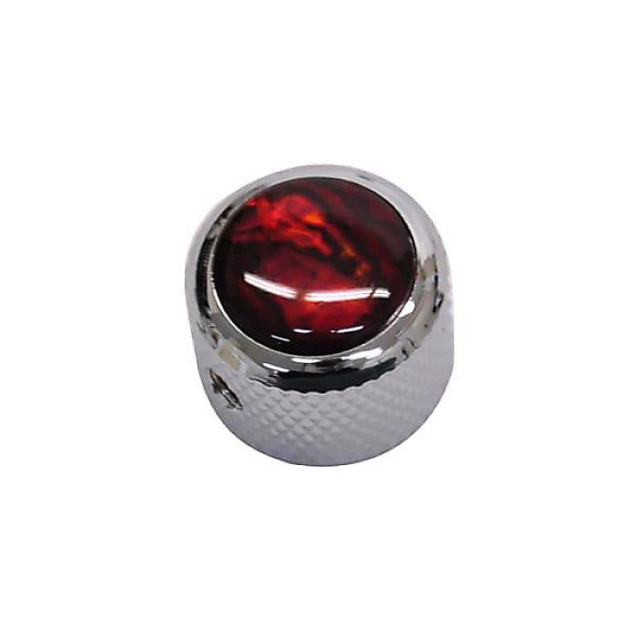 QPARTS ( キューパーツ ) / Red Abalone on Dome Knob Chrome