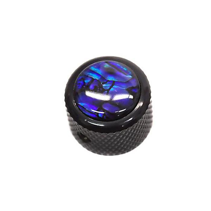 QPARTS ( キューパーツ ) / Purple Abalone on Dome Knob Dark Black