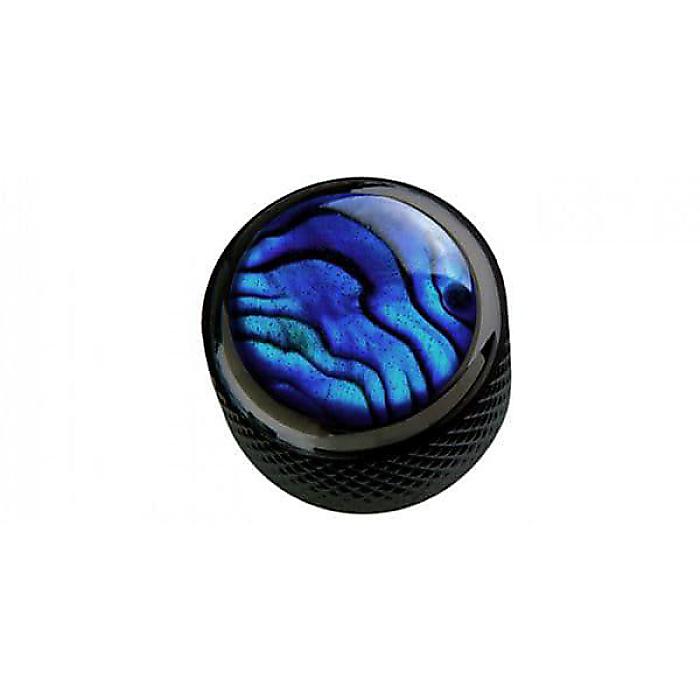 QPARTS ( キューパーツ ) / Blue Abalone on Dome Knob Dark Black