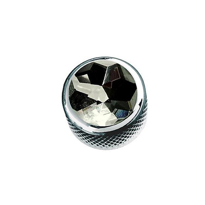 QPARTS ( キューパーツ ) / Black Crystal on Dome Knob Chrome