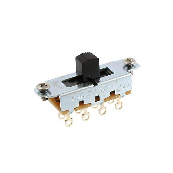 ALLPARTS ( オールパーツ ) / EP-0261-023 Switchcraft Black On-Off-On Slide Switch