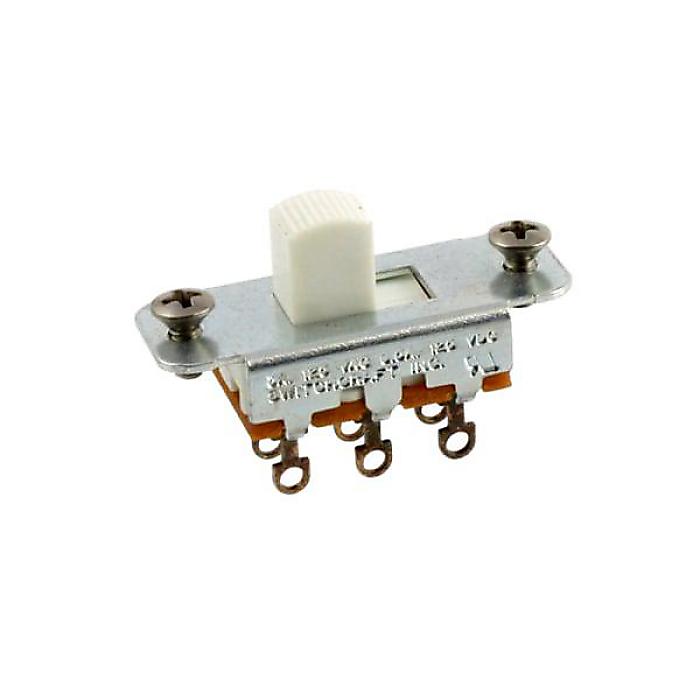 ALLPARTS ( オールパーツ ) / EP-0260-025 Switchcraft White On-On Slide Switch