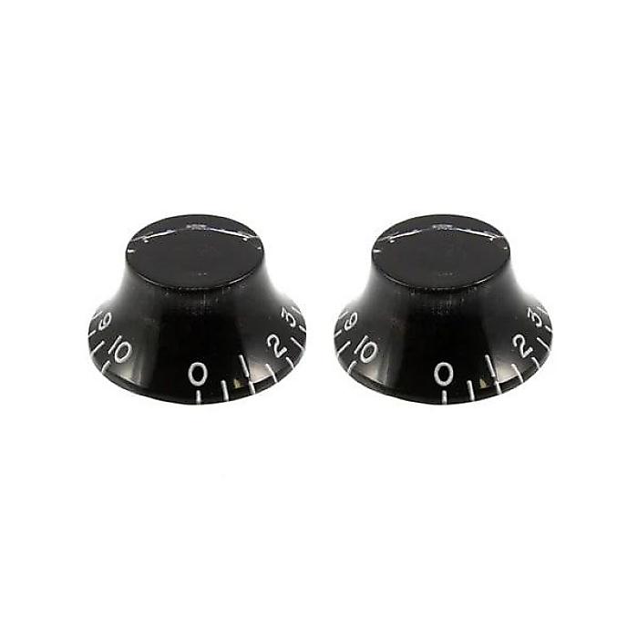 ALLPARTS ( オールパーツ ) / PK-0140-B23 Black Bell Knobs - 50 Piece Bulk Pack