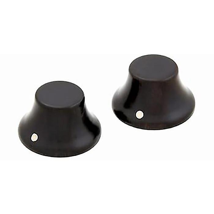 ALLPARTS ( オールパーツ ) / PK-3197-0E0 Ebony Bell Knobs (Qty 2)
