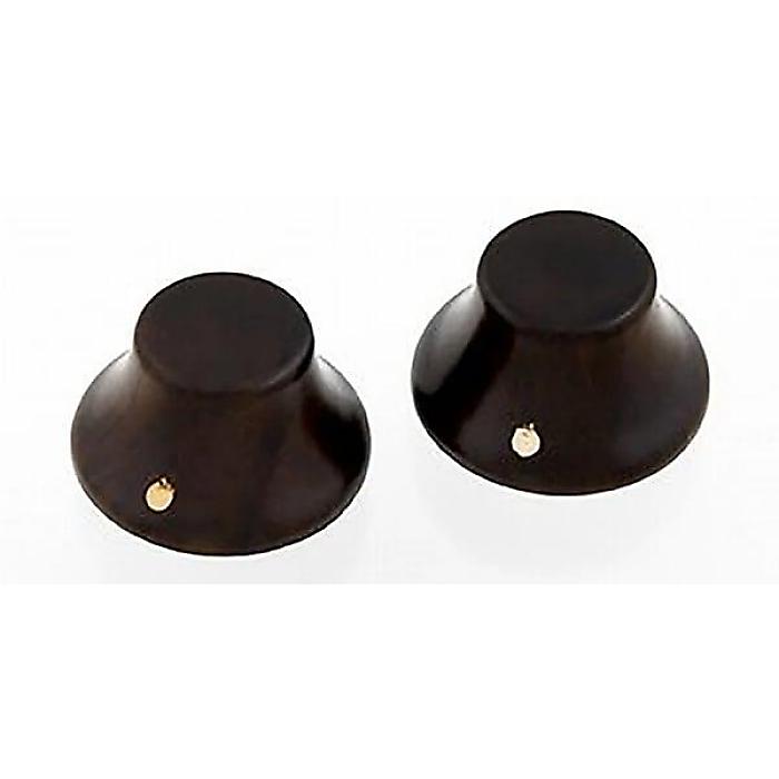 ALLPARTS ( オールパーツ ) / PK-3197-0R0 Rosewood Bell Knobs (Qty 2)