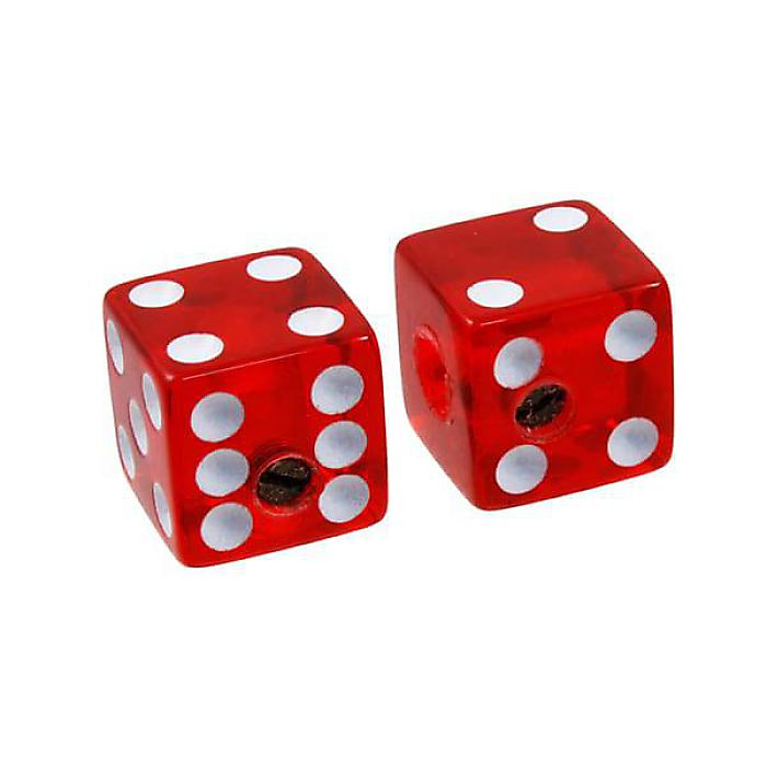 ALLPARTS ( オールパーツ ) / PK-3250-067 Transparent Red Dice Knobs- set of 2 pcs