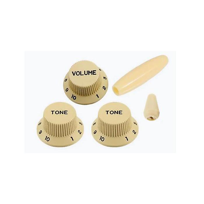 ALLPARTS ( オールパーツ ) / PK-0178-028 Cream Knob Set for Stratocaster