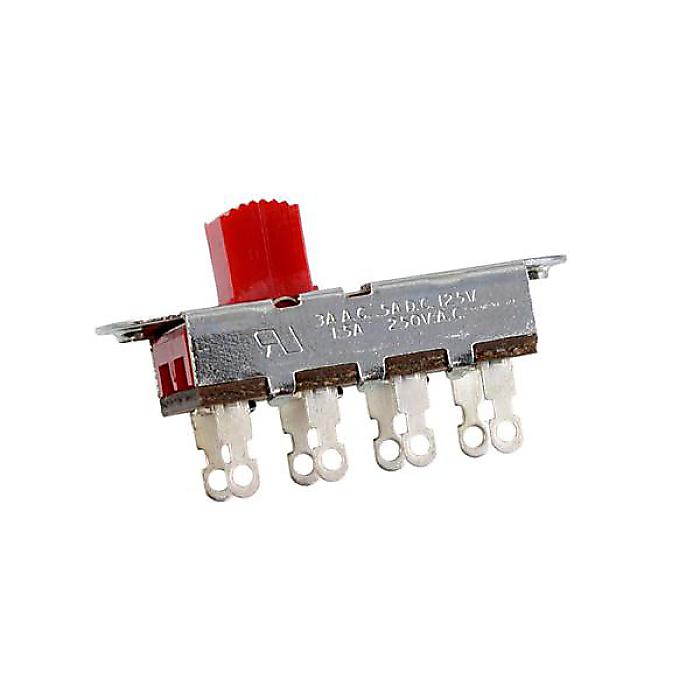 ALLPARTS ( オールパーツ ) / EP-0260-026 Switchcraft Red On-On Slide Switch