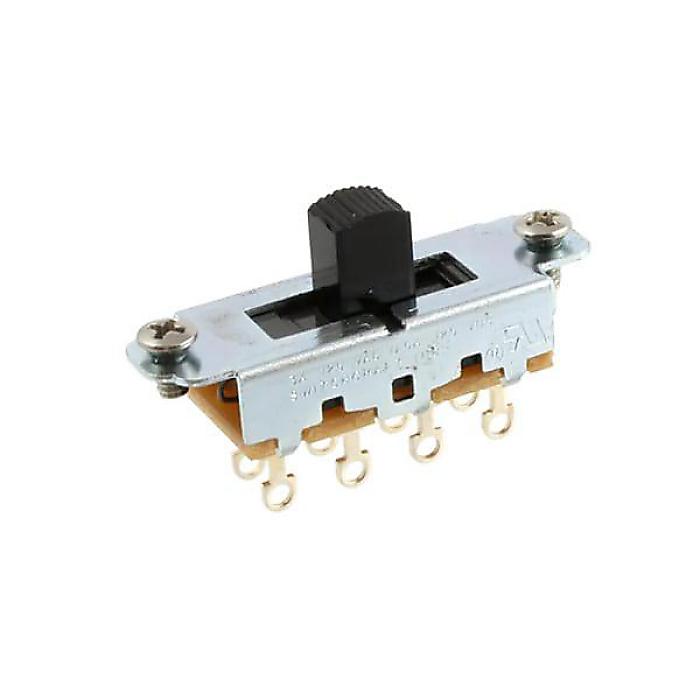 ALLPARTS ( オールパーツ ) / EP-0261-B23 Switchcraft Black On-Off-On Slide Switch