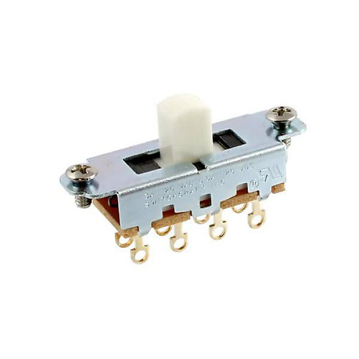 ALLPARTS ( オールパーツ ) / EP-0261-B25 Switchcraft White On-Off-On Slide Switch