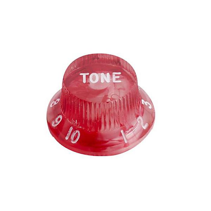 Haramis Musical Hardware ( ハラミスミュージカルハードウェア ) / Haramis Strat Tone Knob, Clear Red Swirl - Single