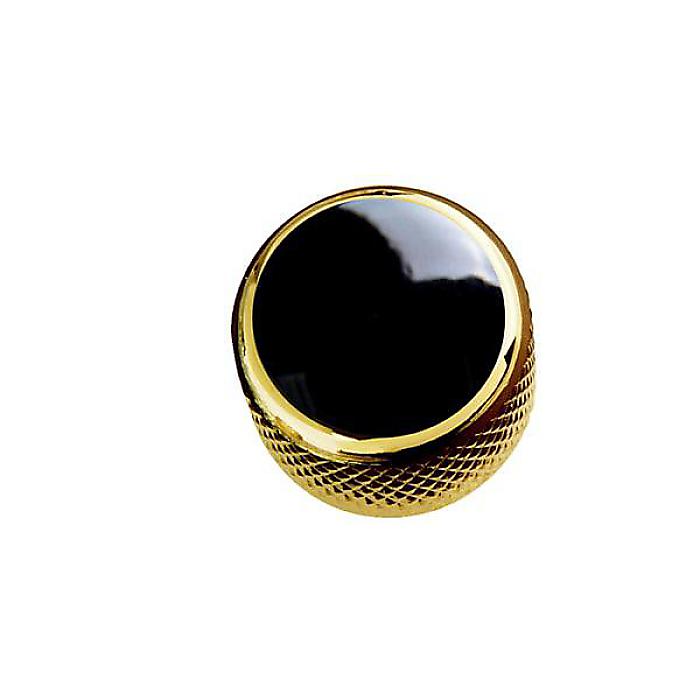 QPARTS ( キューパーツ ) / Acrylic Black on Dome Knob-Gold