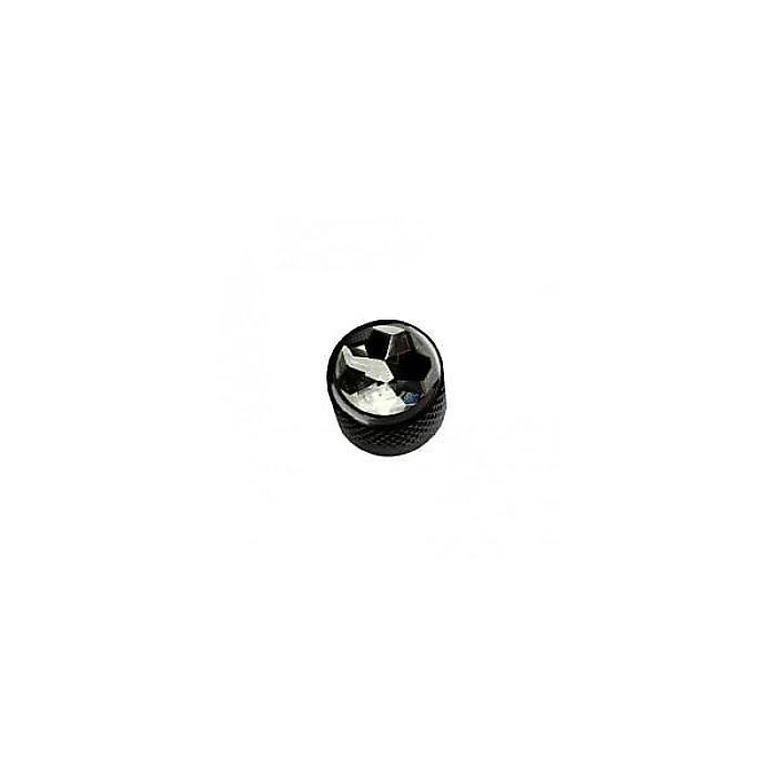 QPARTS ( キューパーツ ) / Black Crystal on Mini-Dome Knob Dark Black