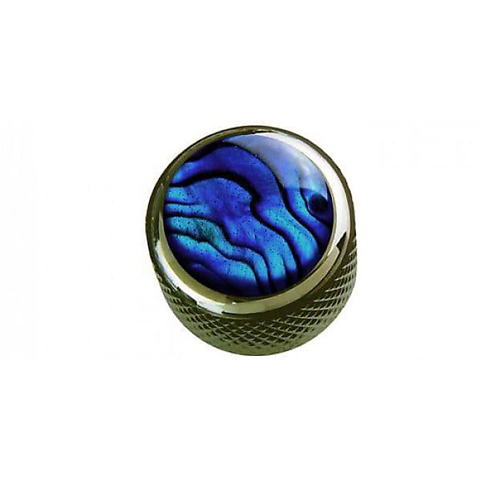 QPARTS ( キューパーツ ) / Blue Abalone on Dome Knob Pearl Black