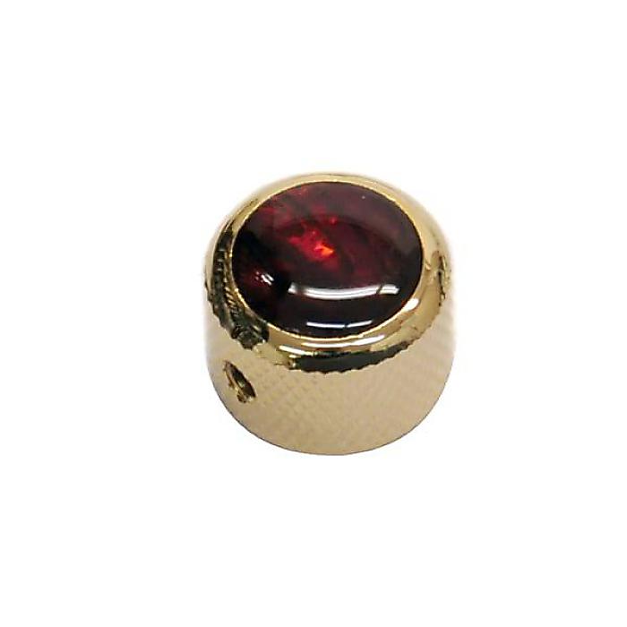 QPARTS ( キューパーツ ) / Red Abalone on Dome Knob Gold