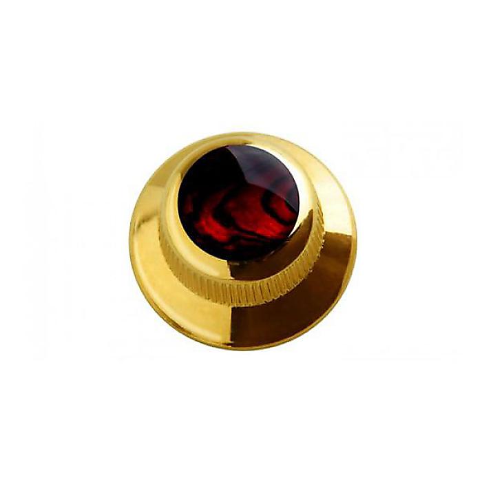 QPARTS ( キューパーツ ) / Red Abalone on UFO Knob Gold