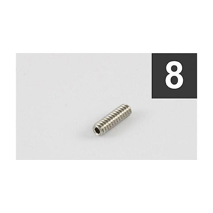 ALLPARTS ( オールパーツ ) / GS-3384-005 Pack of 8 Steel Bridge Height Screws for TL