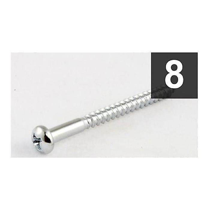 ALLPARTS ( オールパーツ ) / GS-0011-010 Pack of 8 Chrome Bass Pickup Screws