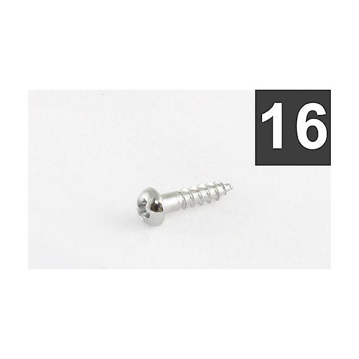 ALLPARTS ( オールパーツ ) / GS-3376-010 Chrome Small Tuner Screws (16)