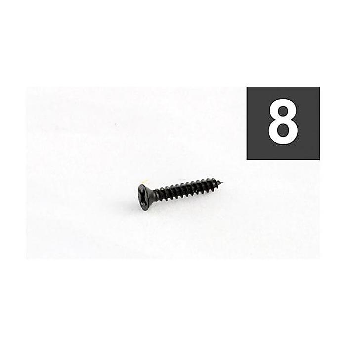 ALLPARTS ( オールパーツ ) / GS-3397-003 Pack of 8 Black Short Humbucking Ring Screws
