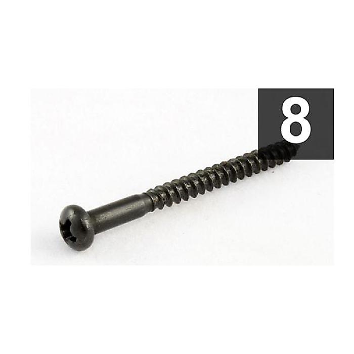 ALLPARTS ( オールパーツ ) / GS-0011-003 Pack of 8 Black Bass Pickup Screws