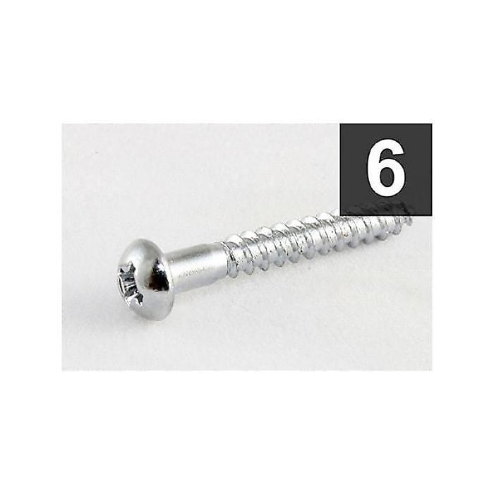 ALLPARTS ( オールパーツ ) / GS-0013-010 Pack of 6 Chrome Tremolo Mounting Screws