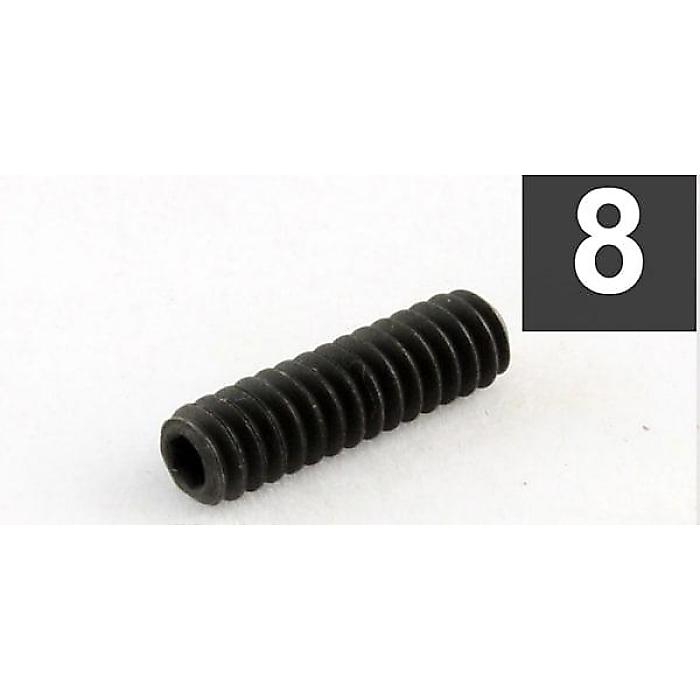 ALLPARTS ( オールパーツ ) / GS-0009-003 Pack of 8 Black #6-32 Bridge Height Screws