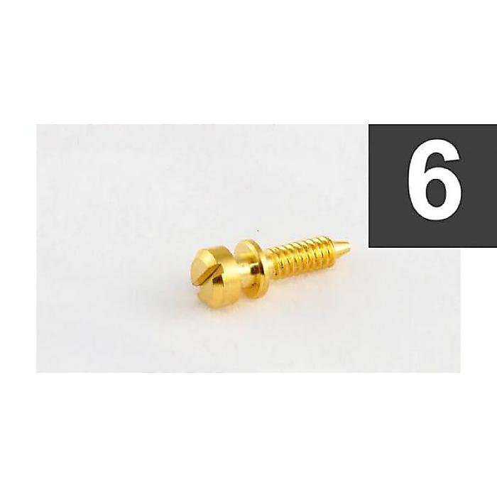 ALLPARTS ( オールパーツ ) / GS-3370-002 Pack of 6 Gold Intonation Screws