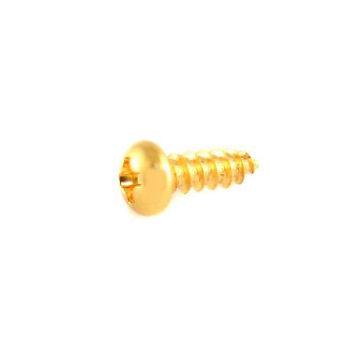 ALLPARTS ( オールパーツ ) / GS-3206-002 Pack of 8 Gold Truss Rod Cover Screws