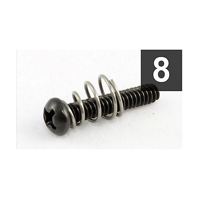 ALLPARTS ( オールパーツ ) / GS-0007-003 Pack of 8 Black Single Coil Pickup Screws