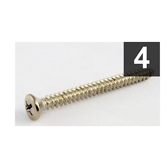 ALLPARTS ( オールパーツ ) / GS-0005-001 Pack of 4 Nickel Neckplate Screws