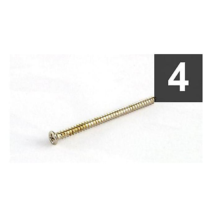 ALLPARTS ( オールパーツ ) / GS-3312-001 Pack of 4 Nickel Soap Bar Pickup Mounting Screws
